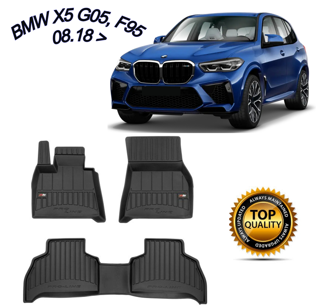 TIPSKI GUMENI PREMIUM 3D TEPISI ZA BMW X5 G05, F95 08.18- 